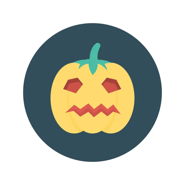 Halloween Thème Plat Vecteur Icône — Image vectorielle