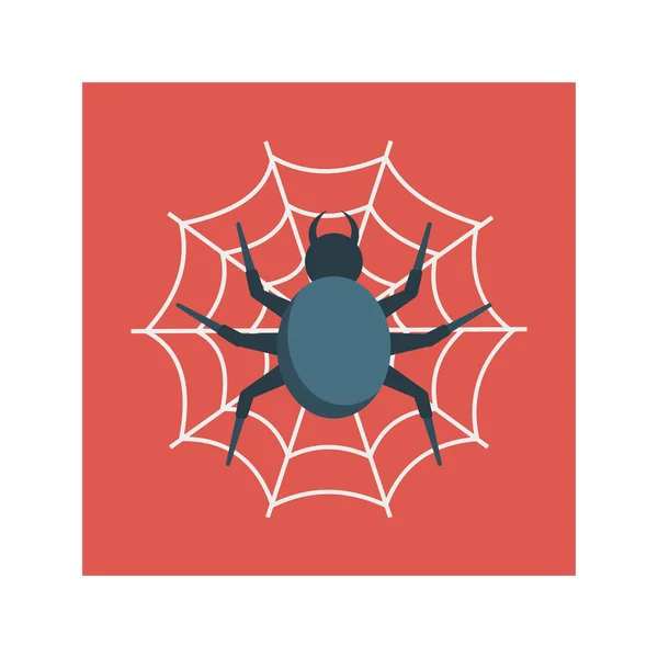 Halloween Farbvektor Farbe Web Symbol — Stockvektor