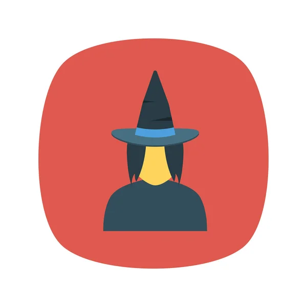 Halloween Theme Flat Vector Icon — Stock Vector