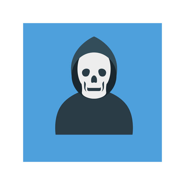 Иконка плоского вектора на тему Хэллоуина
