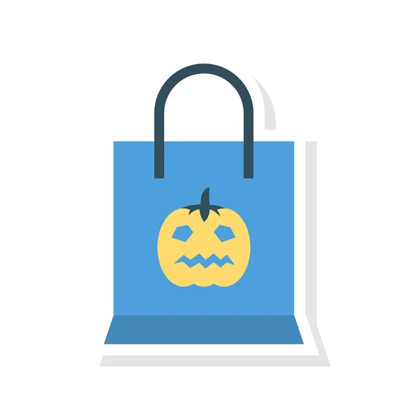 Halloween Tema Color Icono Vector Plano — Vector de stock