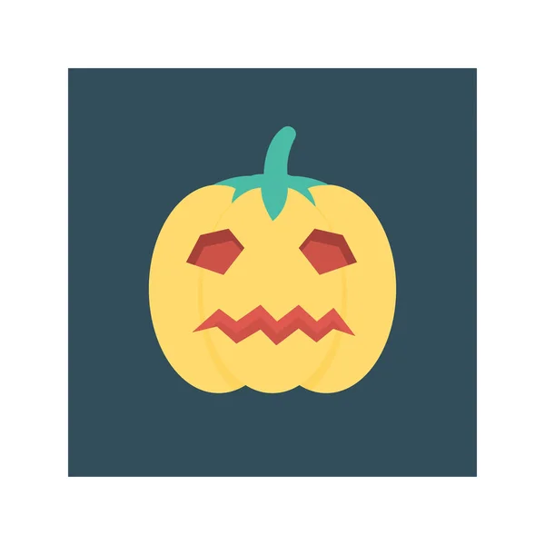 Halloween Thème Plat Vecteur Icône — Image vectorielle