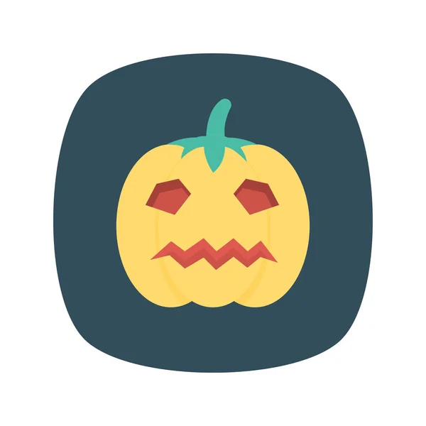 Halloween Couleur Vecteur Couleur Web Icône — Image vectorielle