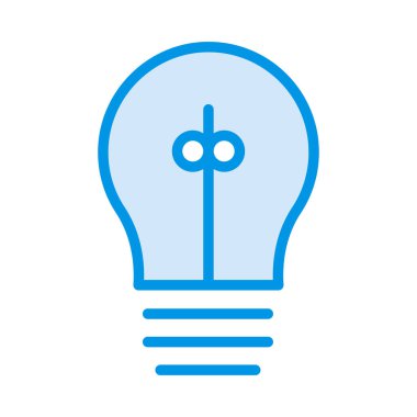 Ampul simgesi. vektör illüstrasyonu