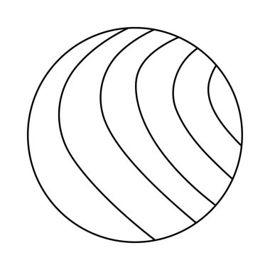 beysbol topu düz simgesi beyaz arka plan, vektör, illüstrasyon izole   