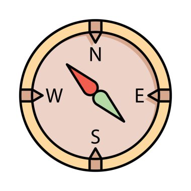 Gezinti web vektör simgesi