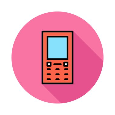 telefon telefon simgesi. Vektör çizim