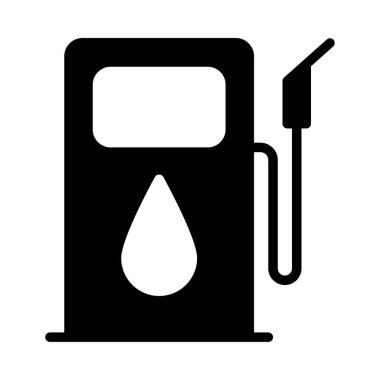 yakıt benzin simgesi. Vektör çizim