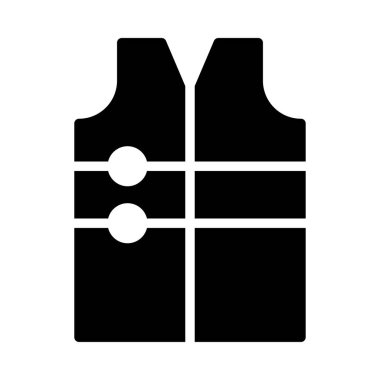 ceket Emanet simgesi. Vektör çizim