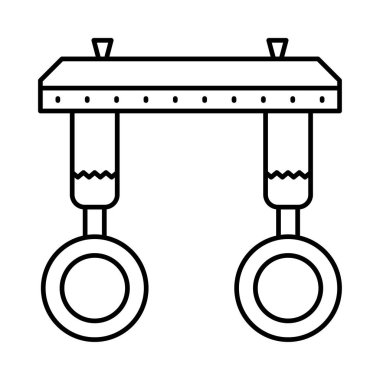 Spor web vektör simgesi
