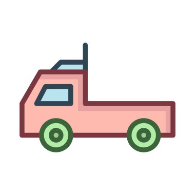 araba renk web vektör simgesi