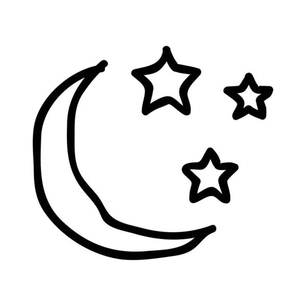 Ícone Lunar Ilustração Vetorial — Vetor de Stock