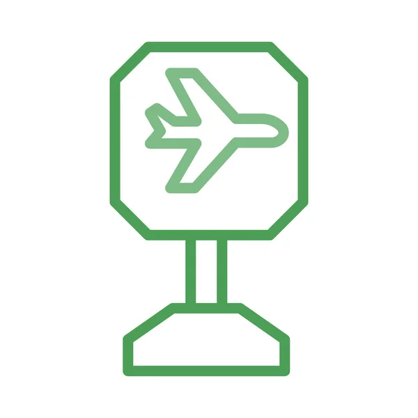 Значок Аеропорту Векторні Ілюстрації — стоковий вектор