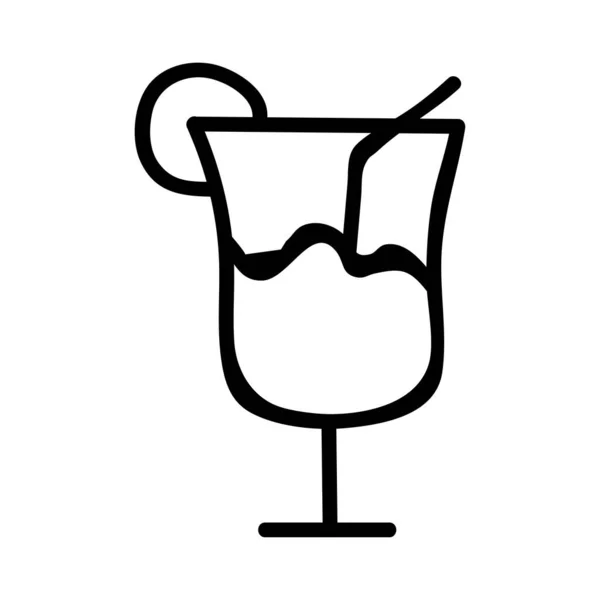 Sap Drinken Pictogram Vectorillustratie — Stockvector