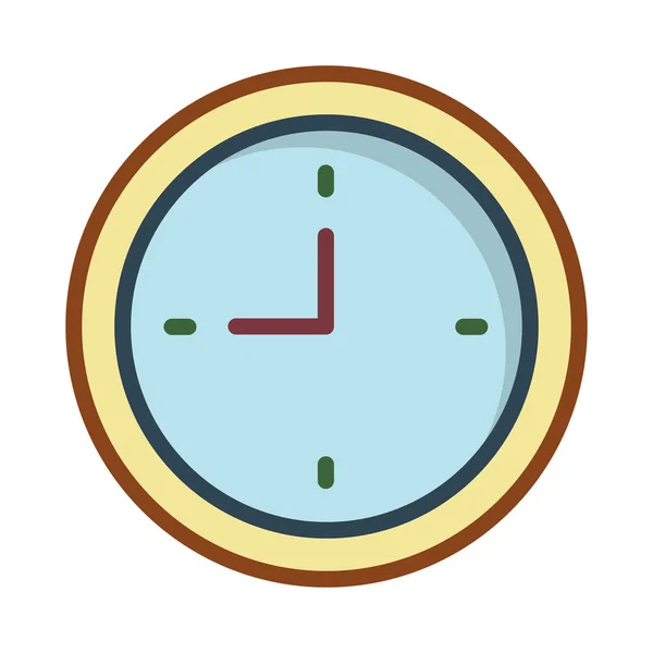 Time Clock Icon Vector Illustration — Stock Vector