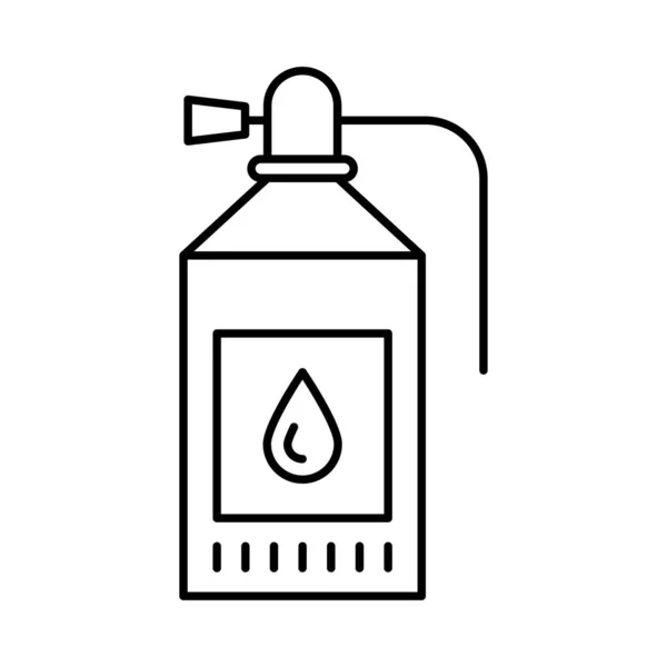 Extinguisher Flat Icon Isolated White Background Vector Illustration — Stock Vector