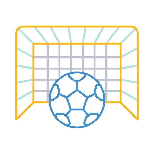 Fußball Web Ikone — Stockvektor