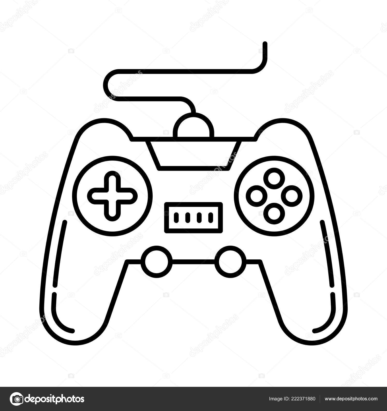 controle de video game jogo. esporte tecnologia desenho animado ícone  ilustração, gerar ai 22713086 Foto de stock no Vecteezy