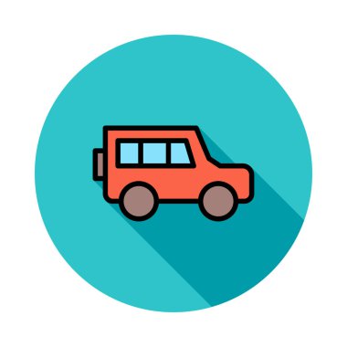 Renk araç vektör çizim