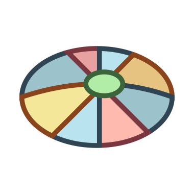 futbol oyun düz simgesi, vektör, illüstrasyon