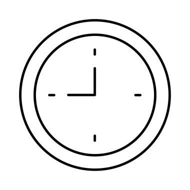 zaman saati izle vektör renk simgesi