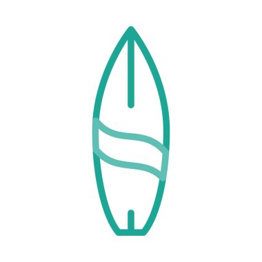 sörf tahtası düz simgesi, vektör, illüstrasyon, spor kavramı 