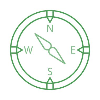 Gezinti web vektör simgesi