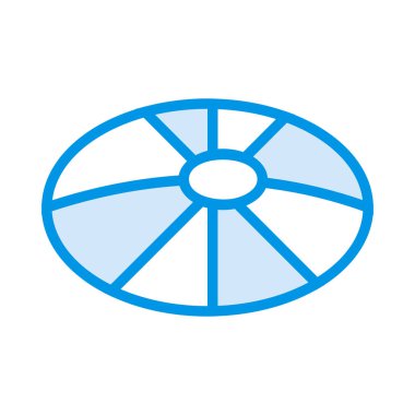 futbol oyun düz simgesi, vektör, illüstrasyon