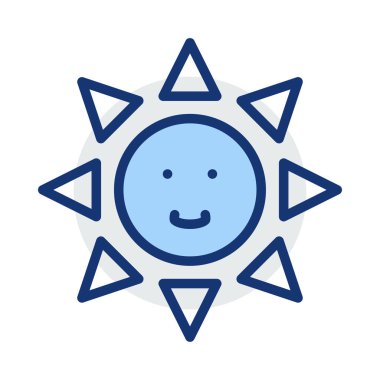 Renk web simgesi. Vektör çizim