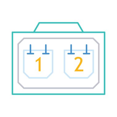 Spor web vektör simgesi