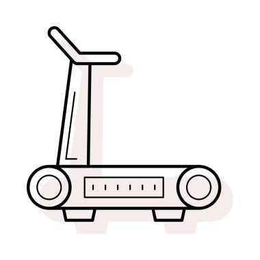 Beyaz arka plan, vektör, illüstrasyon izole makine düz simgesi çalışan