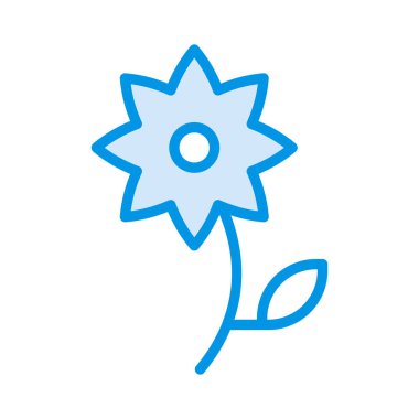 çiçek açan çiçek düz kutsal kişilerin resmi, vektör, illüstrasyon 