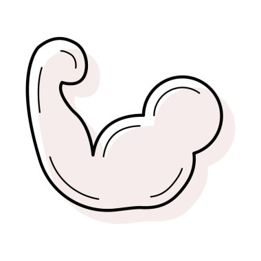 pazı düz simgesi beyaz arka plan, vektör, illüstrasyon izole kol