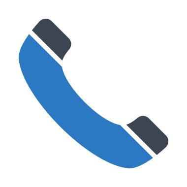 alıcı telefon düz simgesi, vektör, illüstrasyon arayın  