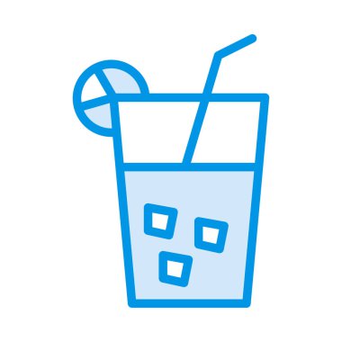 İçki web renk vektör simgesi