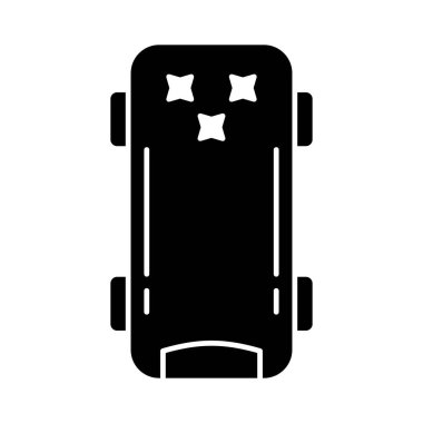 Beyaz arka plan, vektör, illüstrasyon izole kaykay düz simgesi