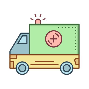 araba renk web vektör simgesi