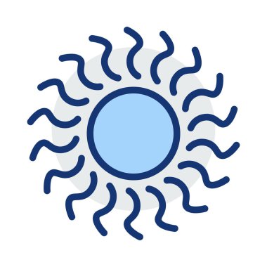 Renk web simgesi. Vektör çizim