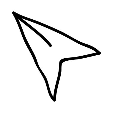 navigasyon harita düz simgesi, vektör, illüstrasyon