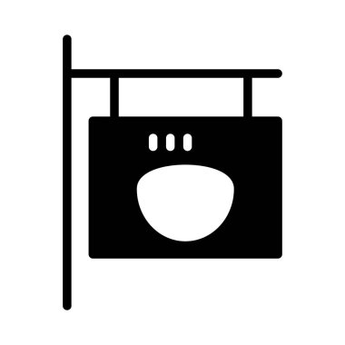 çay Cafe işareti düz kutsal kişilerin resmi, vektör, illüstrasyon