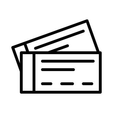 Tur düz simgesi, vektör, illüstrasyon, biletleri seyahat kavramı 