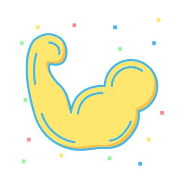 pazı düz simgesi beyaz arka plan, vektör, illüstrasyon izole kol