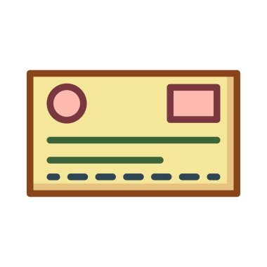 Kart renk web vektör simgesi