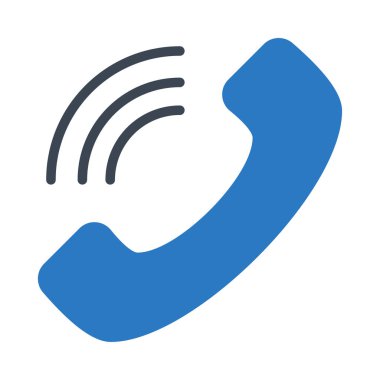 ara telefon alıcı düz simgesi, vektör, illüstrasyon  