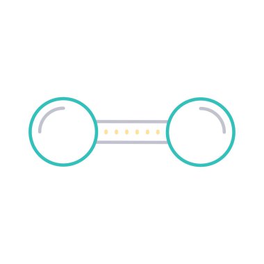 Spor renk vektör simgesi  