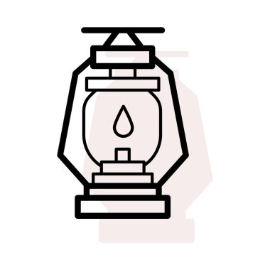 fener düz simgesi, vektör, illüstrasyon