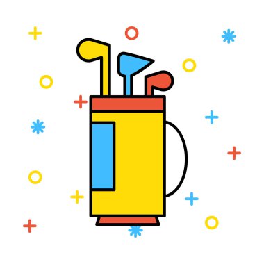 Kart renk web vektör simgesi