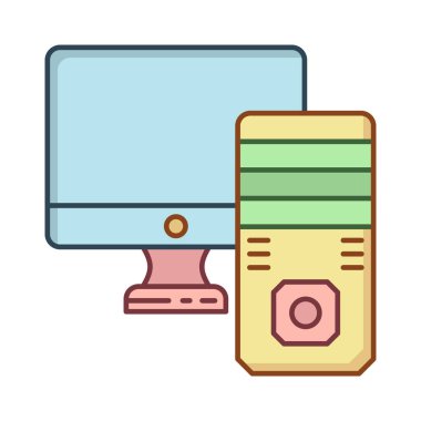 Online ekran web renk simgesi