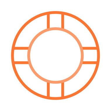 hayat tüp düz simgesi, vektör, illüstrasyon 