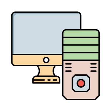 Online ekran web renk simgesi